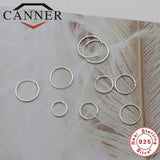 925 Sterling Silver Mini Hoop Earrings Circle Round Earring for Women