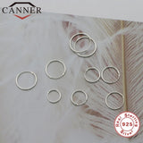 925 Sterling Silver Mini Hoop Earrings Circle Round Earring for Women