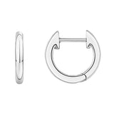 Sterling Silver Huggie Hoop Earrings for Party Engagement