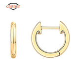 Sterling Silver Huggie Hoop Earrings for Party Engagement