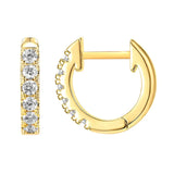 Sterling Silver Huggie Hoop Earrings for Party Engagement