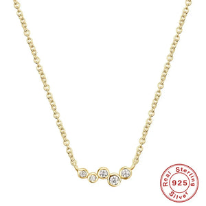925 Silver Zirconia Pendant Necklace for Women