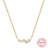 925 Silver Zirconia Pendant Necklace for Women