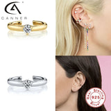 Women Hoop Earrings Horse Eye Diamond 925 Silver Party Gift