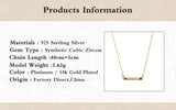 925 Silver Diamond Necklace for Women with Choker Chain