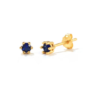 Green Turquoise Zircon CZ 925 Silver Ear Stud Earrings for Women