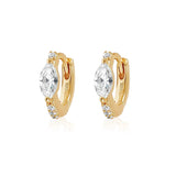 925 Silver Plated Round Earrings for Women