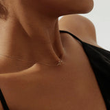 925 Sterling Silver Snake Shape Necklace for Women