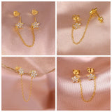 Trendy 925 Silver Tassel Earrings for Women