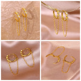 Trendy 925 Silver Tassel Earrings for Women
