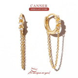 Trendy 925 Silver Tassel Earrings for Women