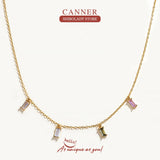 Moon Stars Sun Flower 925 Sterling Silver Necklace for Women Choker Collar