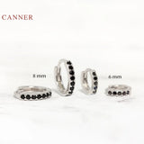 Micro-Set Zircon 925 Silver Earrings for Women