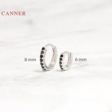 Micro-Set Zircon 925 Silver Earrings for Women