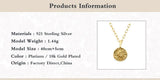 Sun Moon Clavicular Bone Necklace Silver 925 Zircon Women's Necklace
