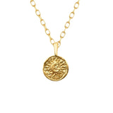 Sun Moon Clavicular Bone Necklace Silver 925 Zircon Women's Necklace