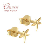 925 Silver Rhinestone Piercing Earring Set