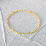 Sterling Silver Bracelet For Women 18K Wedding Party Chain