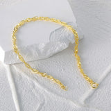Sterling Silver Bracelet For Women 18K Wedding Party Chain