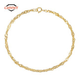 Sterling Silver Bracelet For Women 18K Wedding Party Chain