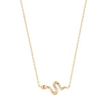Vintage Snake Pendant Necklace for Women Gothic Jewelry