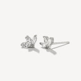 925 Silver Moon Star Snake Butterfly Stud Earrings