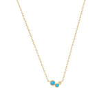 Turquoise 925 Silver Collarbone Chain Necklace Wedding Jewelry Gift