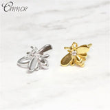 Vintage 925 Sterling Silver Honey Bee Ear Cuff Earring