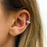 Vintage 925 Sterling Silver Honey Bee Ear Cuff Earring