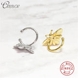 Vintage 925 Sterling Silver Honey Bee Ear Cuff Earring