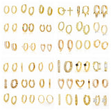 Zircon Love 925 Sterling Silver Earrings