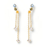 Zircon Tassel Earrings Silver 925 Drop Earrings Diamond Gift