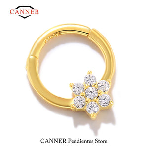 Zirconia 925 Silver Labret Lip Nose Ring Stud Ear Tragus Cartilage Earrings