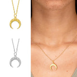 925 Silver Necklace For Women 18K Diamond Pendant