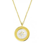 925 Silver Necklace For Women 18K Diamond Pendant