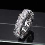 CAOSHI Triangle CZ Engagement Ring for Women