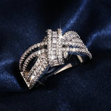 CAOSHI Bow Ring with Zirconia Wedding Accessories