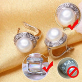 CAOSHI Pearl Stud Earrings Bridal Wedding Jewelry Gift