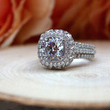 CAOSHI Proposal Ring with Dazzling Zirconia