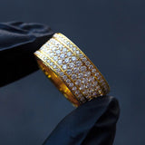 CAOSHI Proposal Ring Female Shinning Zirconia Wedding Party Jewelry