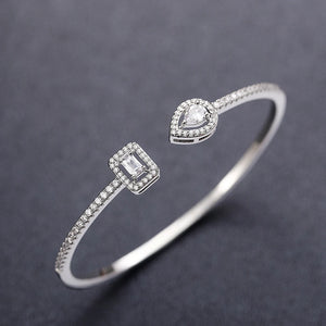 CAOSHI Crystal Adjustable Bracelet Stylish Hand Jewelry for Anniversary
