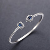 CAOSHI Crystal Adjustable Bracelet Stylish Hand Jewelry for Anniversary