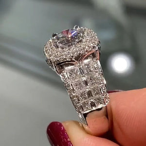 CAOSHI Zirconia Wedding Rings Elegant Women's Jewelry