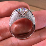 CAOSHI Brilliant Crystal Wedding Ring Women Engagement Accessories Jewelry