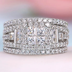CAOSHI Wedding Bands Zirconia Finger Accessories Lady Engagement Jewelry