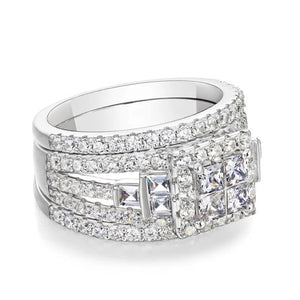 CAOSHI Wedding Bands Zirconia Finger Accessories Lady Engagement Jewelry