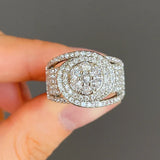 CAOSHI Lady Wedding Bands with Zirconia Silver - High-quality Gift