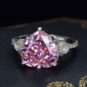 CAOSHI Women Heart Ring Wedding Finger-ring Personality Gift