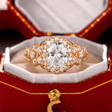CAOSHI Crystal Finger Ring for Wedding Party - High-quality Gift