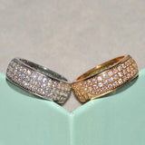 CAOSHI Dazzling Zirconia Ring for Engagement Ceremony